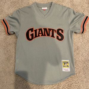 Mitchell & Ness Will Clark San Francisco Giants 1989 Authentic Jersey - Gray
